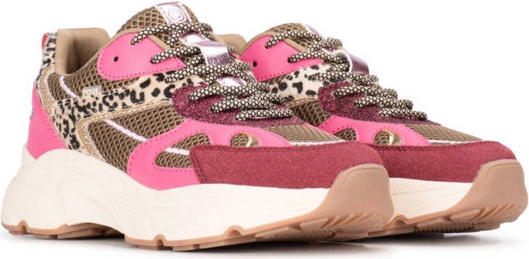 POSH by Poelman Ayoki chunky sneakers roze taupe