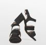 POSH by Poelman BO Dames Sandalen met hak Zwart - Thumbnail 3