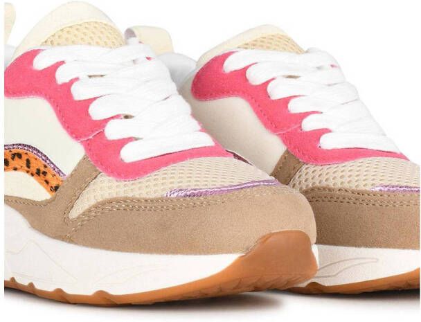 POSH by Poelman Carocel chunky sneakers beige roze