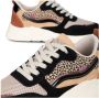 POELMAN zwarte sneakers panterprint Zwart Synthetisch Lage sneakers Dames - Thumbnail 5