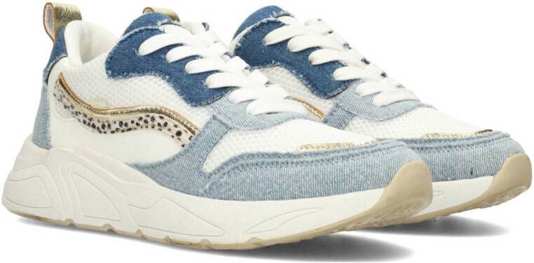 POSH by Poelman Charlie chunky sneakers wit denim