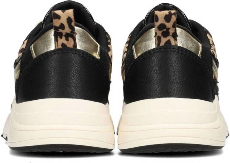 POELMAN zwarte sneakers animalprint Zwart Synthetisch Lage sneakers Dames - Foto 4