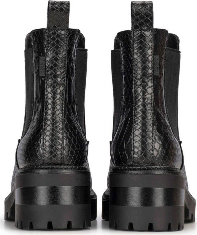 POSH by Poelman chelsea boots zwart