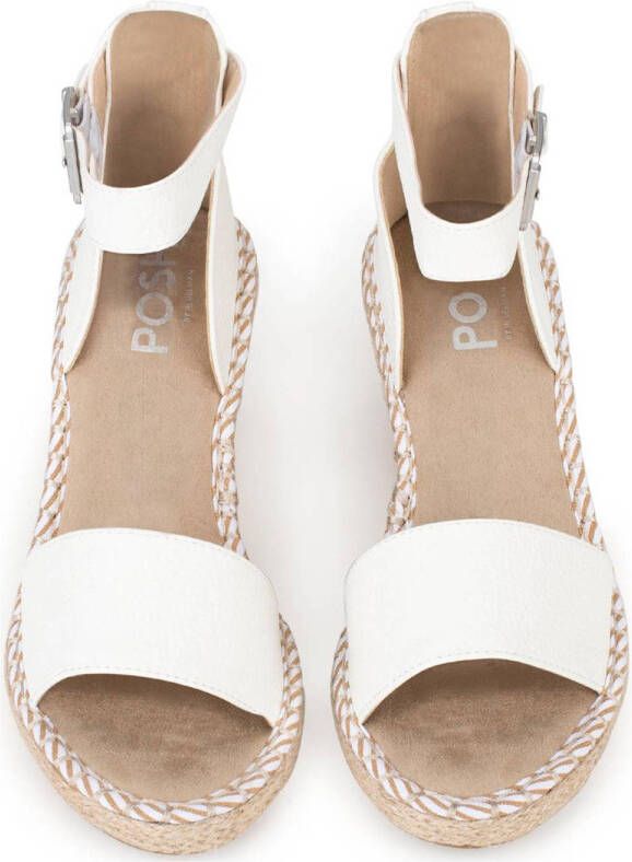 POSH by Poelman Dadu espadrilles wit