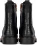 POSH by Poelman Kiek veterboots met slangenprint zwart - Thumbnail 4