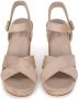 POELMAN C0118-15PSH sandaal sand Beige Suedelook Sandalen met hak Dames - Thumbnail 3