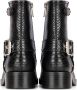 POSH by Poelman Phoebe bikerboots met slangenprint zwart - Thumbnail 3