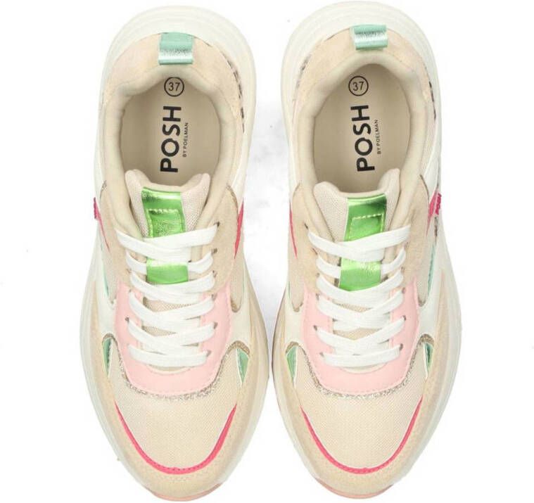 POSH by Poelman Rosie chunky sneakers beige