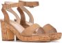 POSH by Poelman SUVI Dames Sandalen Cognac - Thumbnail 3