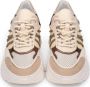 POELMAN LPJANA-05POE1 sneaker Beige Leer Lage sneakers Dames - Thumbnail 3