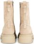 PS Poelman Kim leren veterboots beige - Thumbnail 3