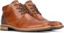 PS Poelman leren veterschoenen cognac - Thumbnail 3