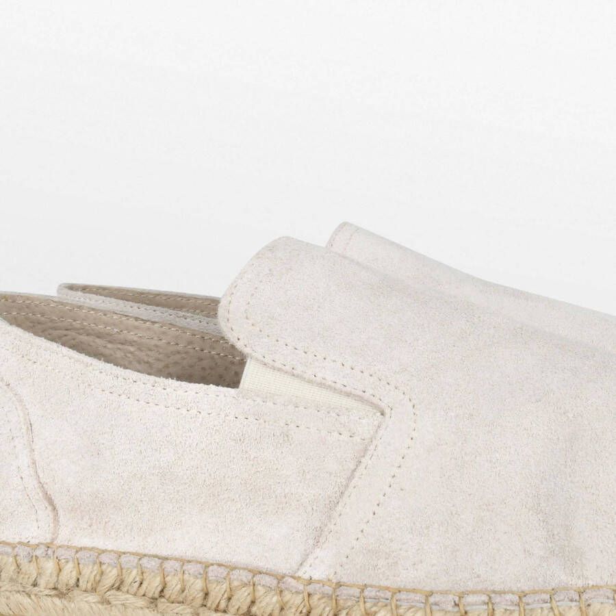 PS Poelman Renee suède espadrilles beige