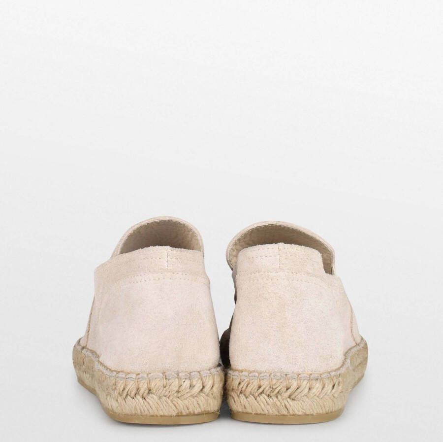 PS Poelman Renee suède espadrilles beige