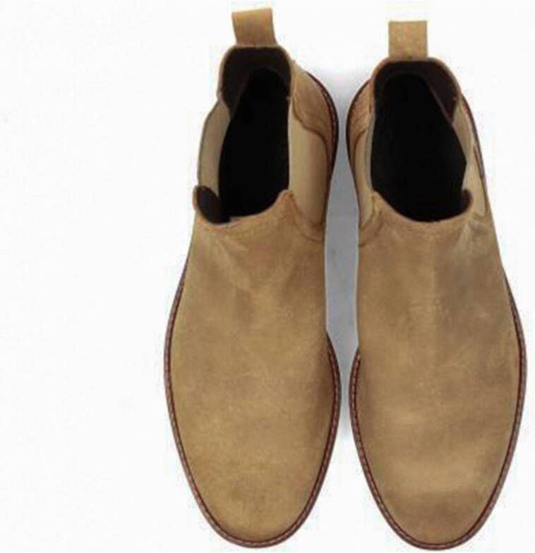 PS Poelman suède chelsea boots beige