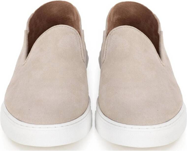 PS Poelman suède loafers lichtbeige