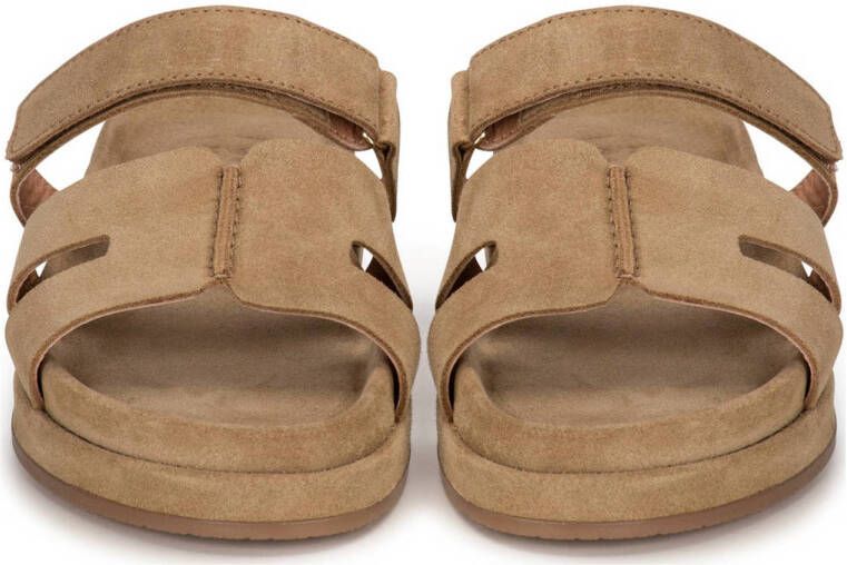 PS Poelman suède slippers beige