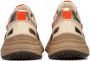 PS Poelman Tokio leren sneakers bruin oranje - Thumbnail 2