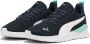 Puma Anzarun sneakers donkerblauw wit turquoie Mesh Logo 35.5 - Thumbnail 3