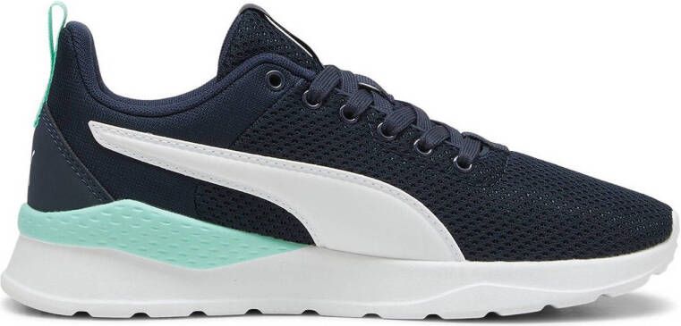 Puma Anzarun sneakers donkerblauw wit turquoie