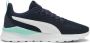 Puma Anzarun sneakers donkerblauw wit turquoie Mesh Logo 35.5 - Thumbnail 4