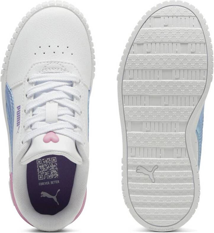 Puma Carina 2.0 Bouncy sky sneakers wit lila