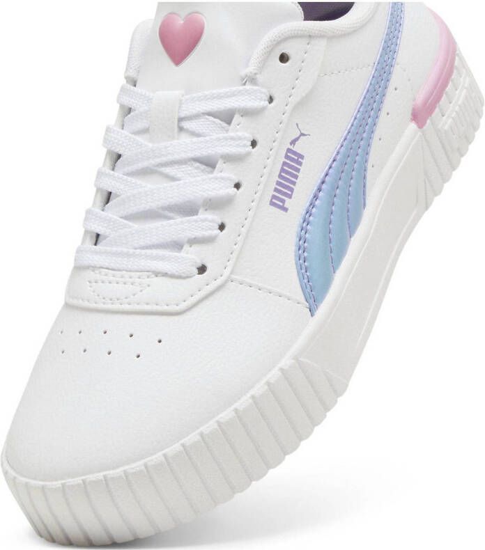 Puma Carina 2.0 Bouncy sky sneakers wit lila