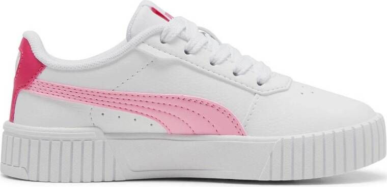 Puma Carina 2.0 sneakers wit lichtroze