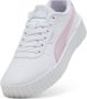 PUMA Carina 3.0 Blurry Dreams Jr Sneakers White-Rose Mauve-Cool Weather - Thumbnail 3