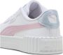 PUMA Carina 3.0 Blurry Dreams Jr Sneakers White-Rose Mauve-Cool Weather - Thumbnail 5