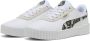 Puma Carina 3.0 Snake Chic snekaers wit grijs zwart - Thumbnail 2