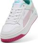 Puma Carina Street Jr sneakers wit roze groen - Thumbnail 5