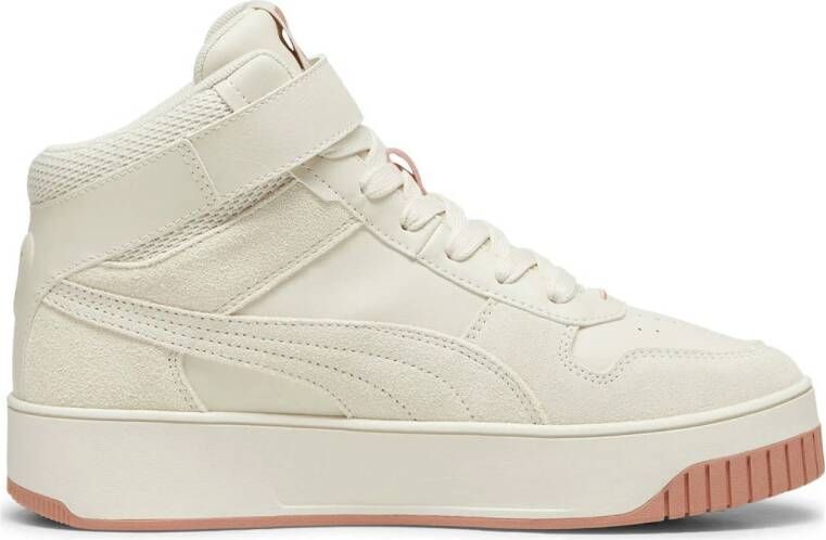 Puma Carina Street Mid Coquette sneakers ecru oudroze