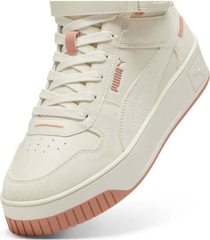 Puma Carina Street Mid Coquette sneakers ecru oudroze