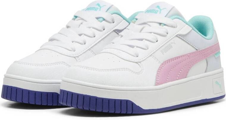 Puma Carina Street sneakers wit roze mintgroen