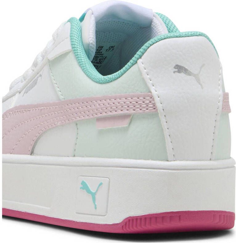 Puma Carina Street sneakers wit roze turquoise