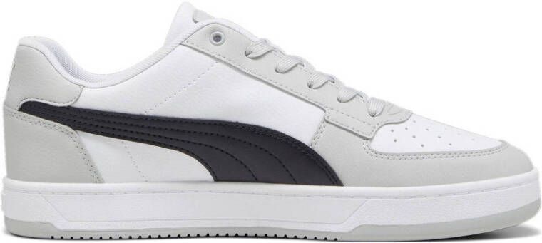 Puma Sportieve Herensneaker met Subtiele Gouden Accenten White Heren