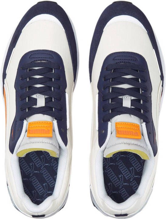 Puma City Rider Electric sneakers donkerblauw lichtblauw oranje