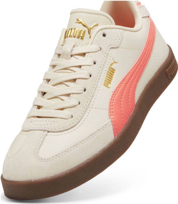 Puma Club II Era sneakers ecru roze