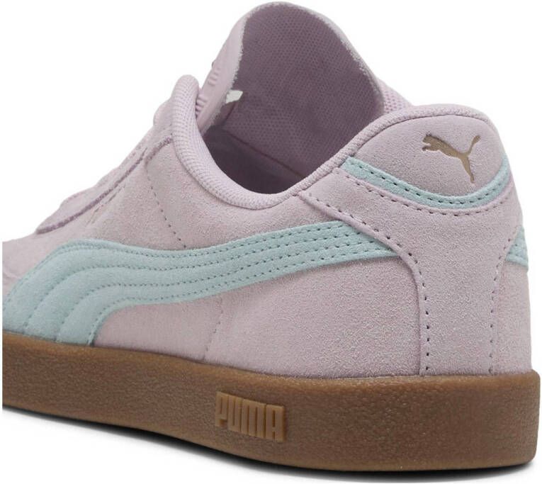 Puma Club II Era Suede sneakers roze lichtblauw gum