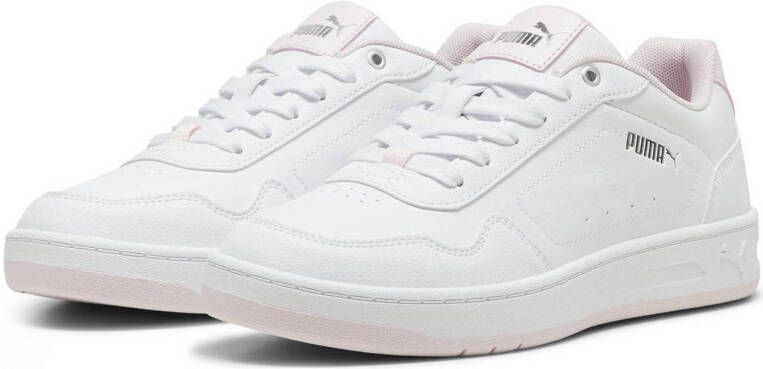 Puma Court Classy sneakers wit lichtroze