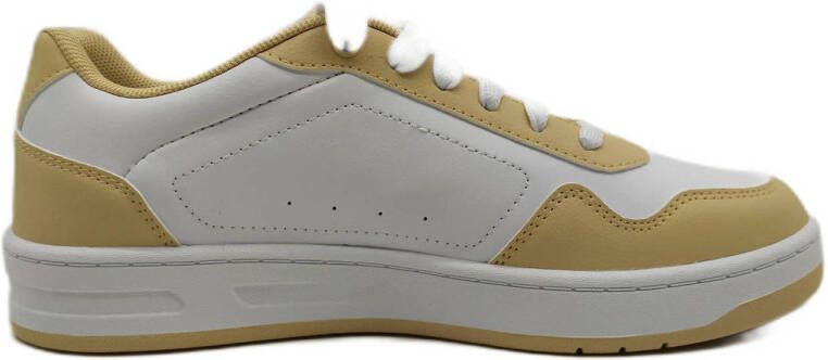 Puma Court Classy sneakers wit okergeel