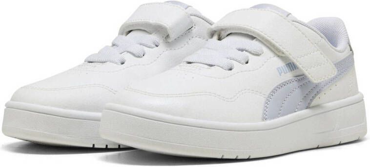 Puma Court Lally sneakers wit lichtblauw