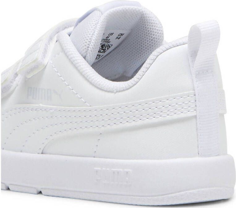 Puma Courtflex V3 V Inf sneakers wit zilver