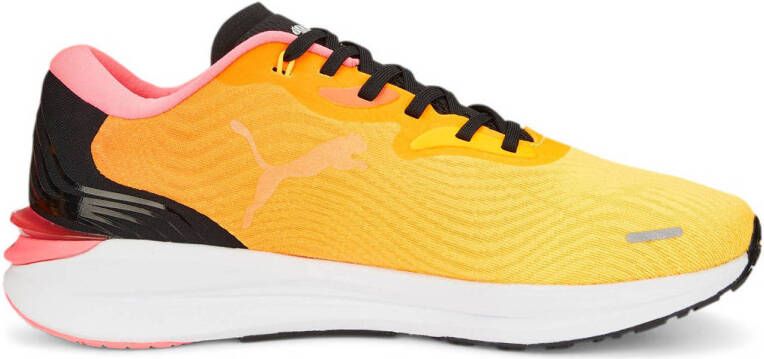 Puma Electrify Nitro 2 hardloopschoenen geel zwart