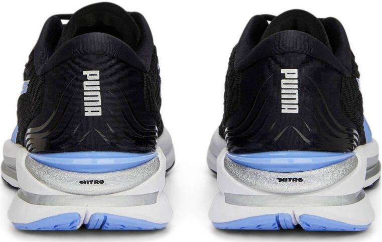 Puma Electrify NITRO 2 hardloopschoenen zwart blauw