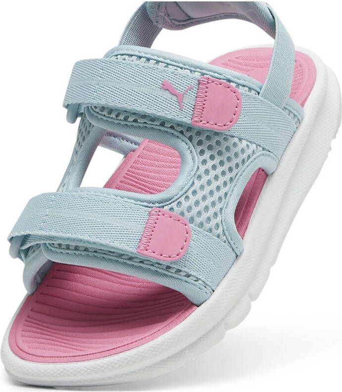 Puma Evolve sandalen turquoise roze