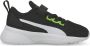 Puma Flyer Runner V Inf sneakers zwart groen wit Jongens Mesh Meerkleurig 20 - Thumbnail 4