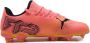 Puma Future 7 Play FG AG Jr. Junior voetbalschoenen roze zwart oranje Jongens Meisjes Imitatieleer 36 - Thumbnail 6