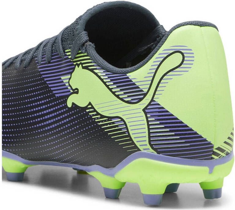 Puma Future 7 Play senior voetbalschoenen grijs paars geel